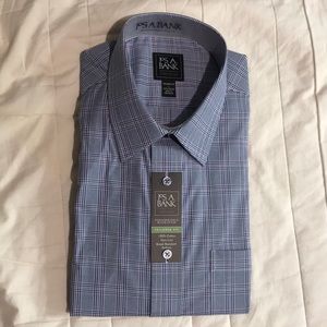 Never Worn, Jos A Bank Dress Shirt Large Blue